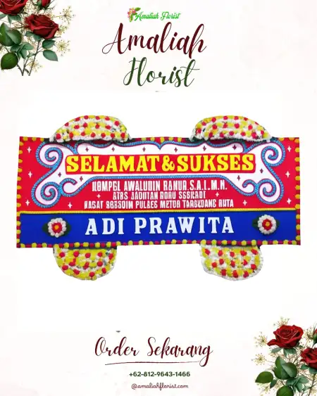 Papan Bunga Ucapan Selamat Wanatawang